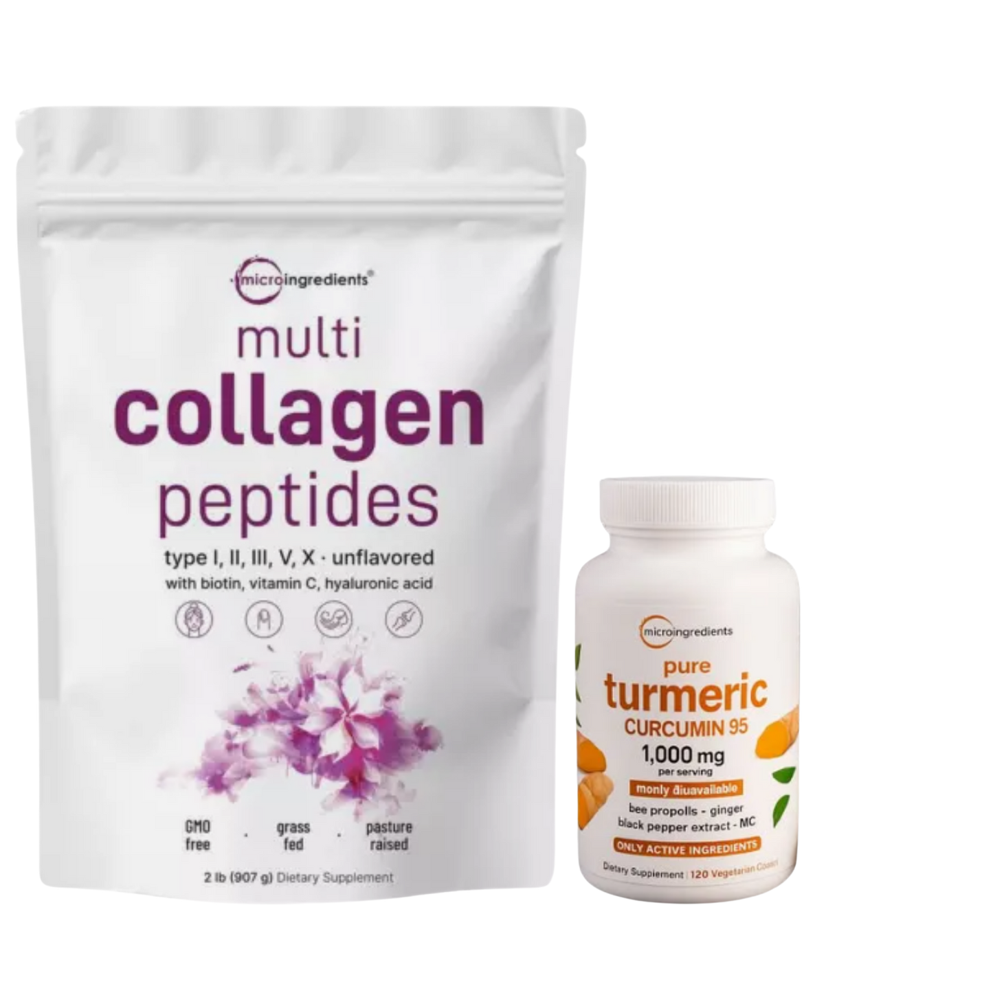 1 Combo 1Multicolageno 2Lb + 1 Turmeric 95% 60Caps